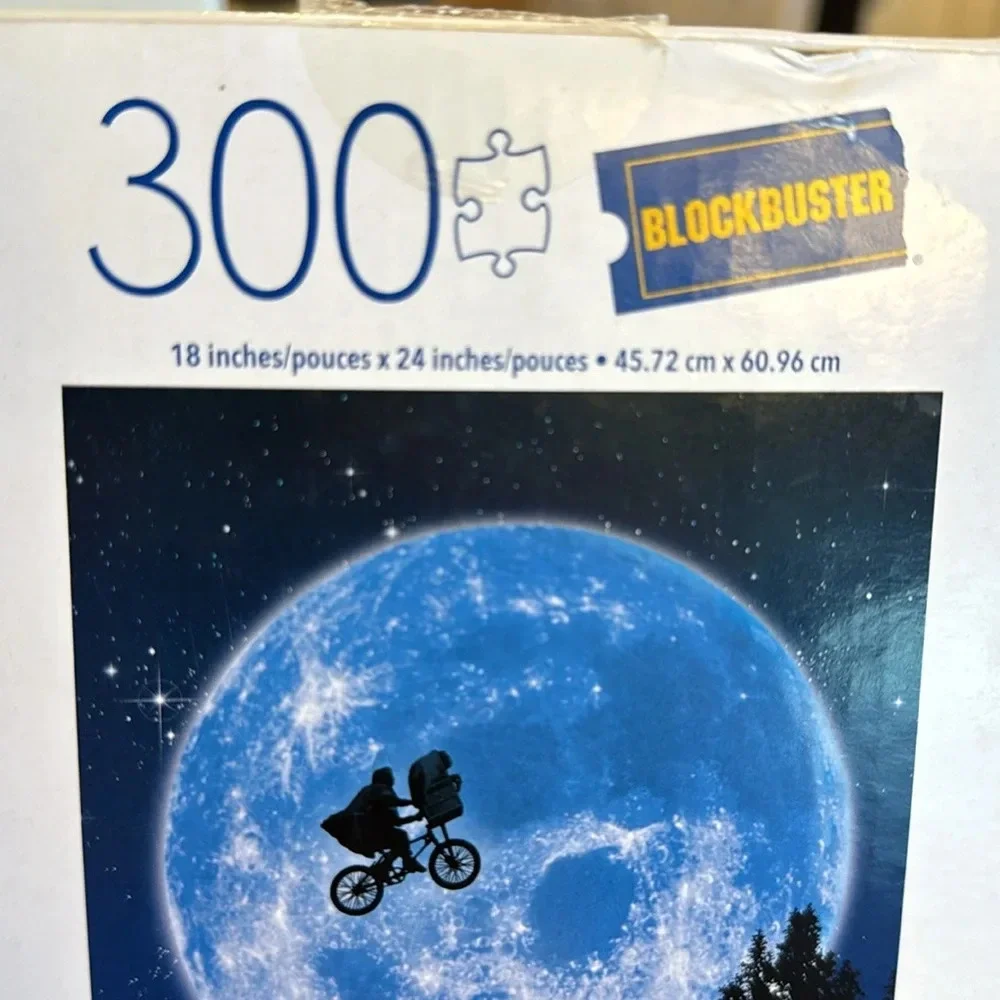 NIB * ET 300 Piece Puzzle Blockbuster Movie Poster Cardinal 1980's New